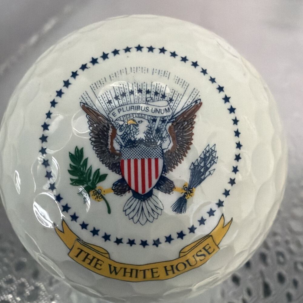 The White House Logo Golf Ball Unused
